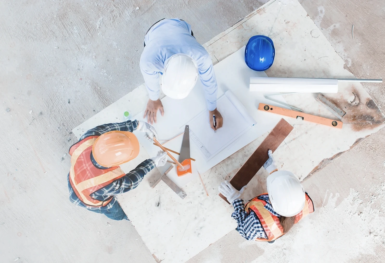 MAATCO team on a renovation project